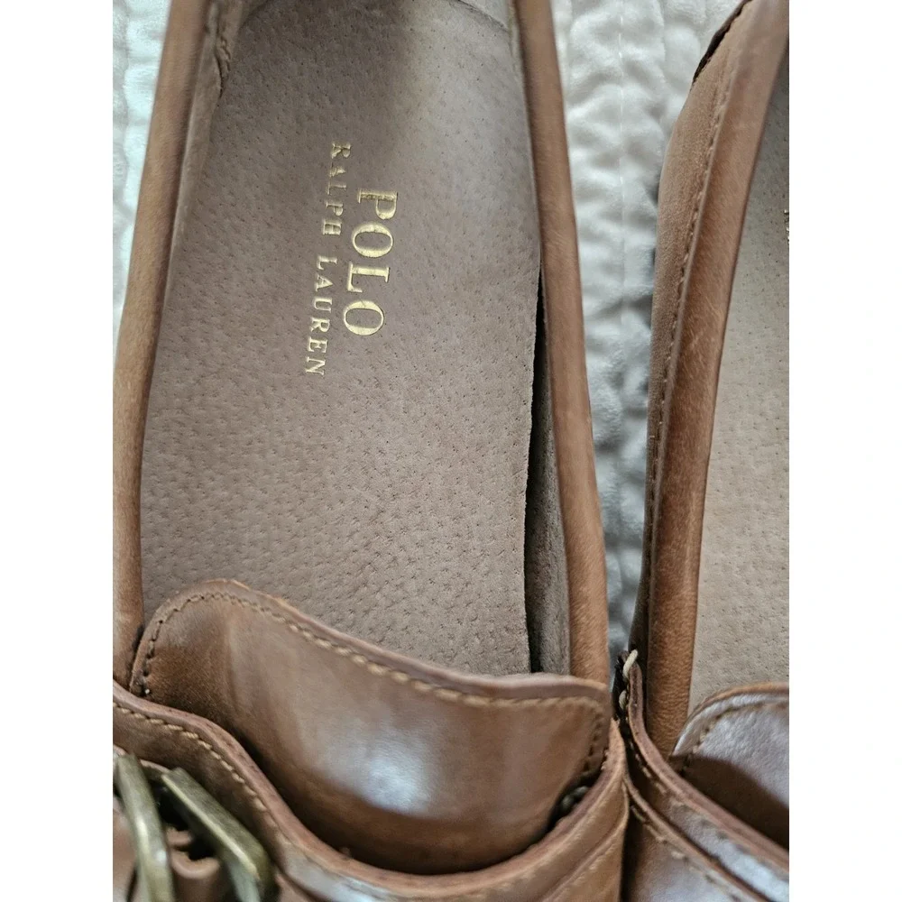Polo Whiteley So Drv Leather Quiet Luxury Preppy Academia Boat Shoes Mens Sz 8.5